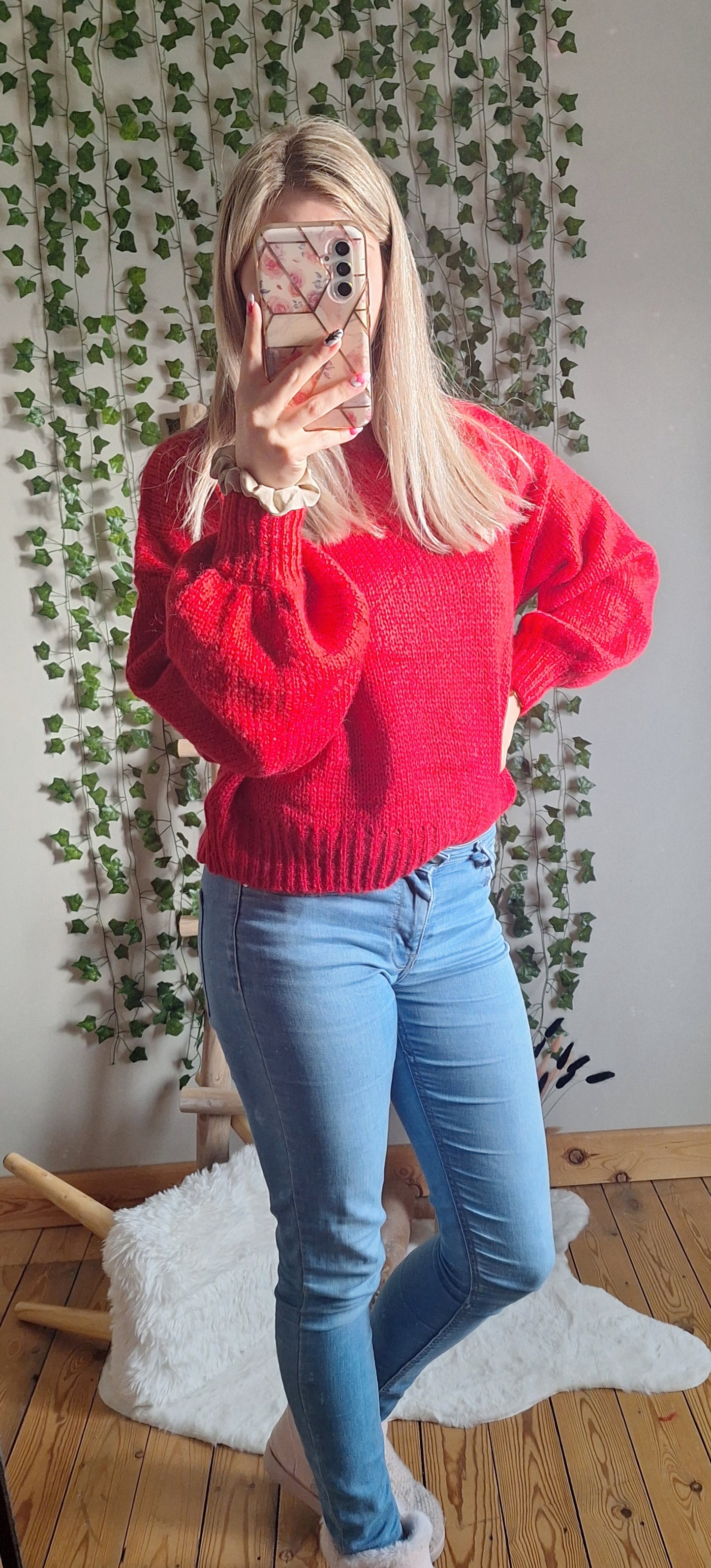 Comfy Trui | Kers Rood