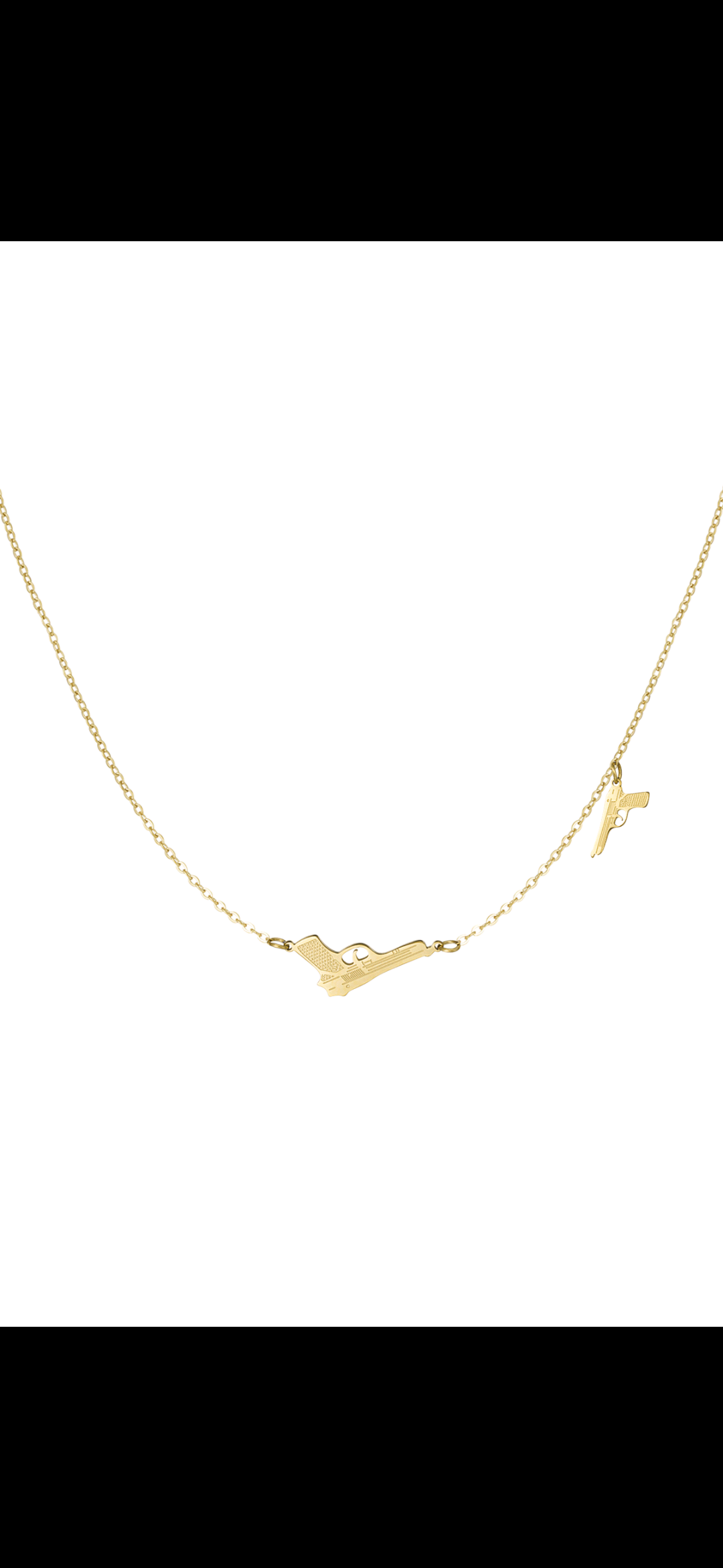 Ketting Pistool | Goud