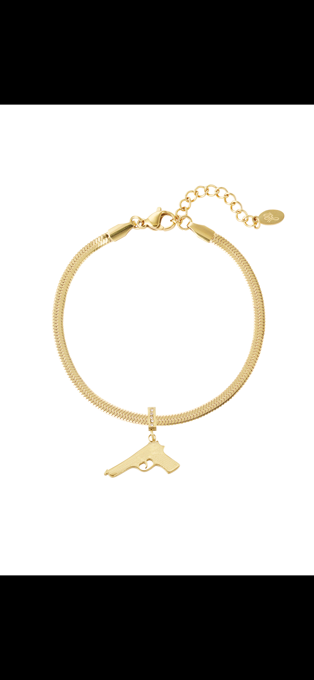 Pistool Armband | Goud