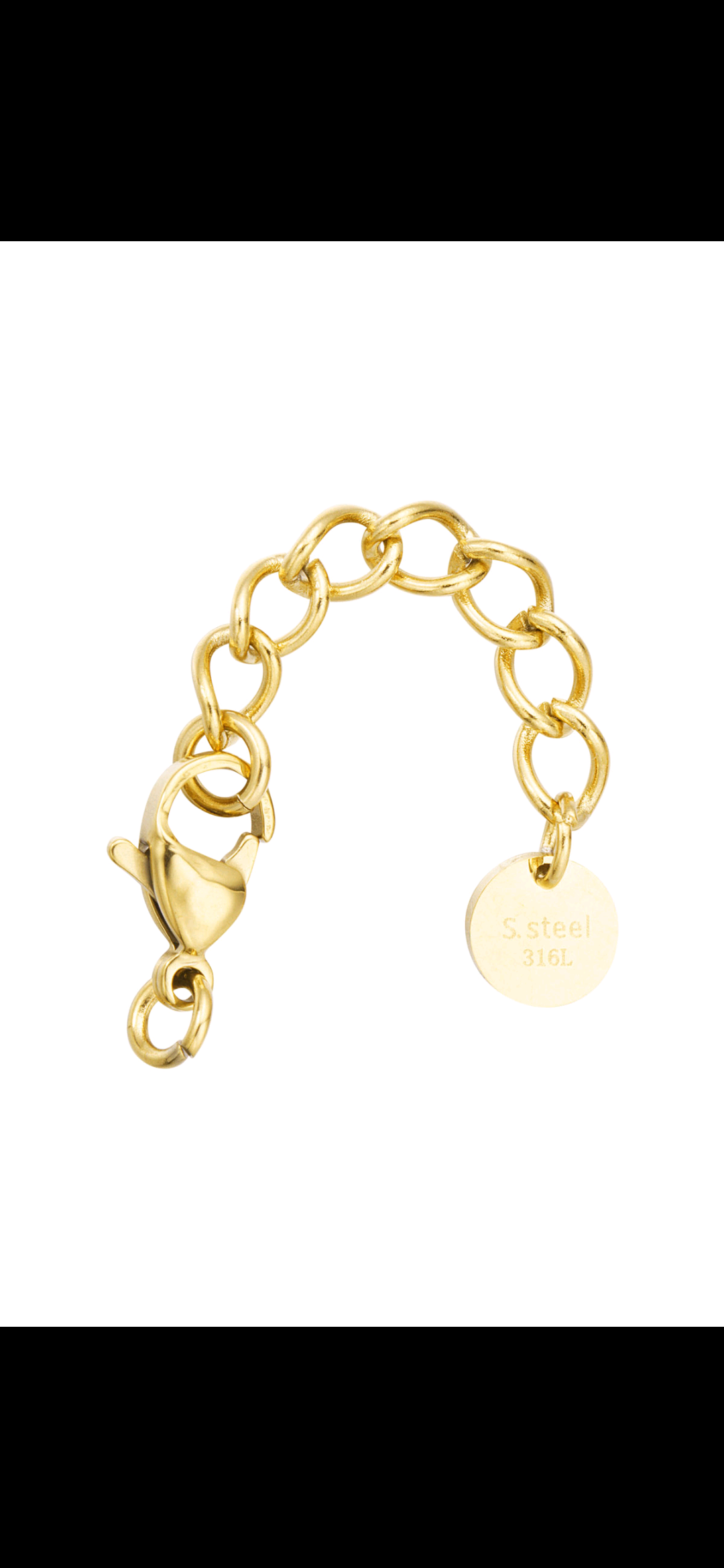 Verlengingen armband en ketting small | Goud