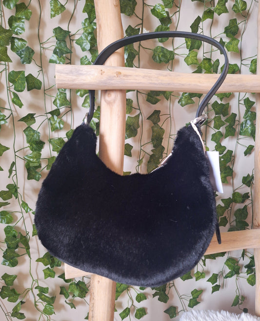 Fluffy Bag | Zwart