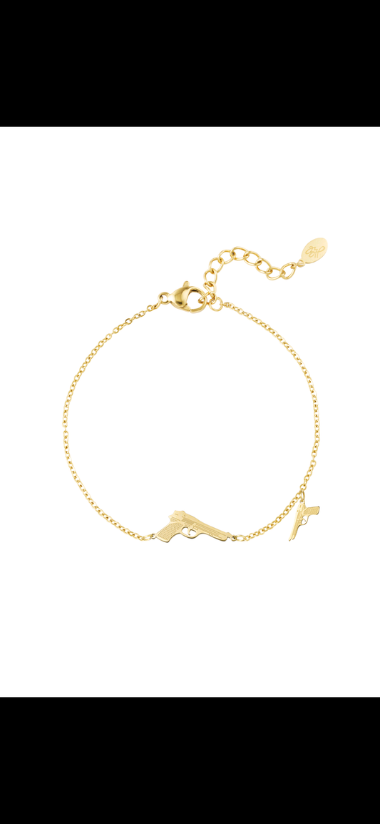 Armband Pistolen | Goud