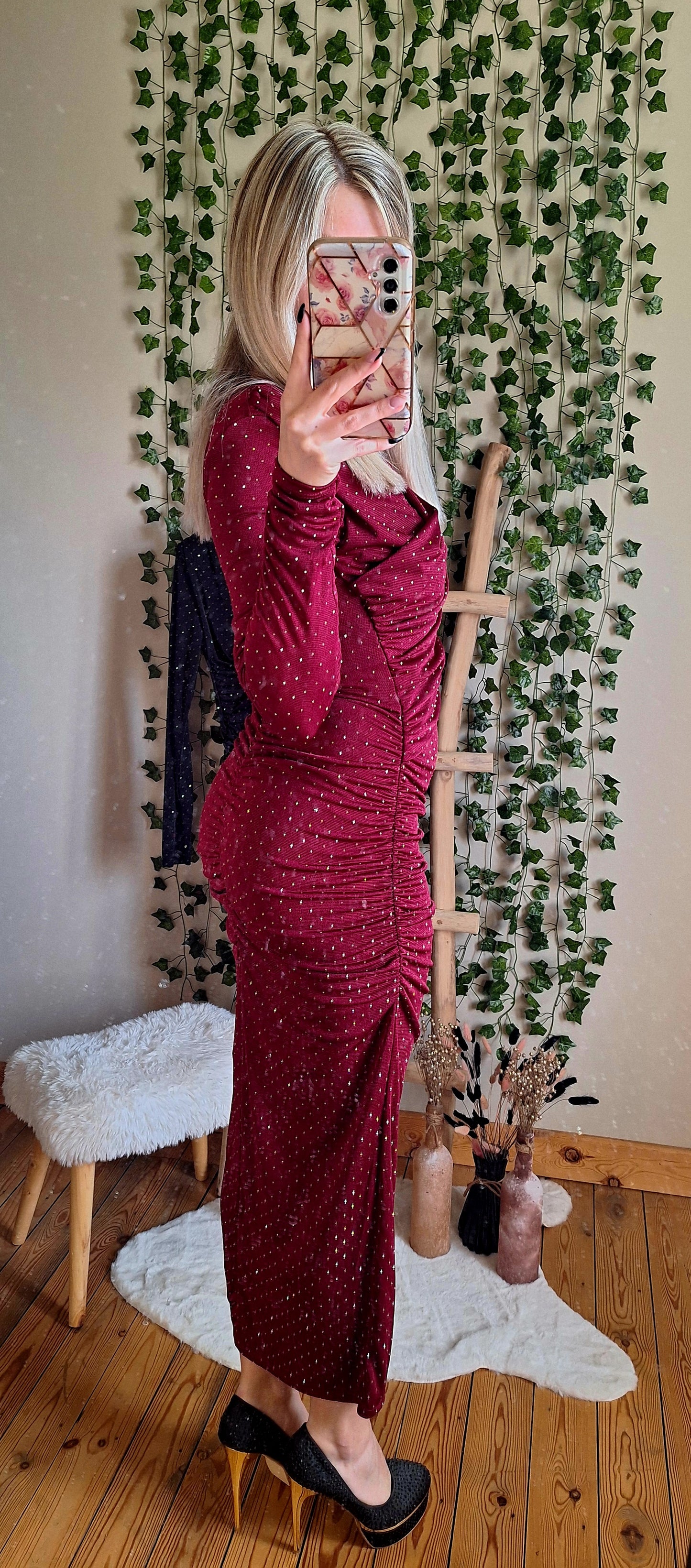 Allyson Dress | Burgundy