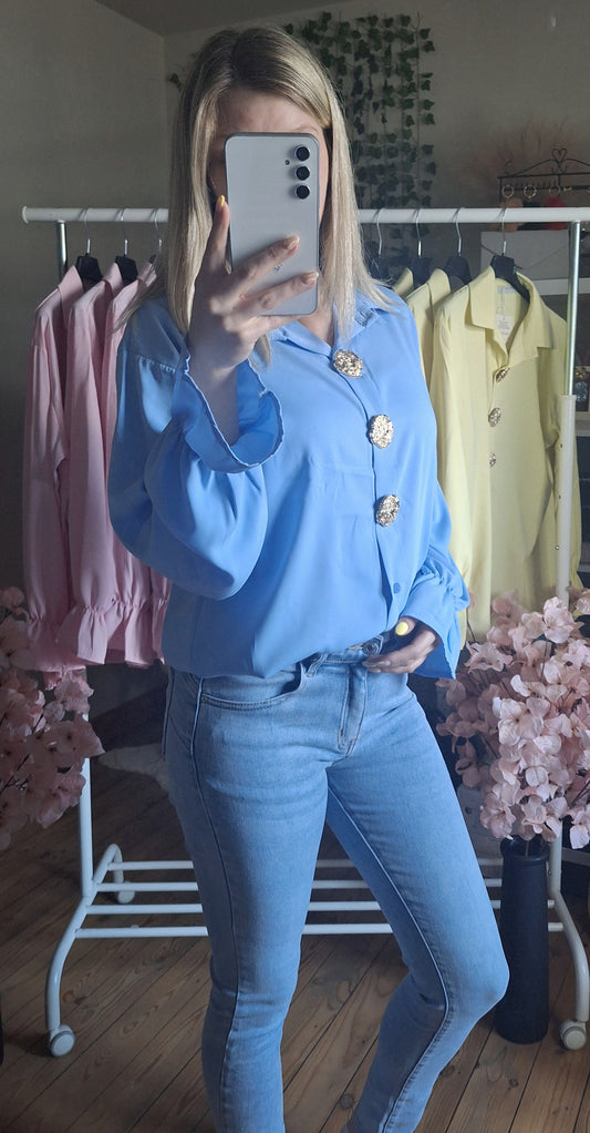 Pastel Blouse | Lichtblauw