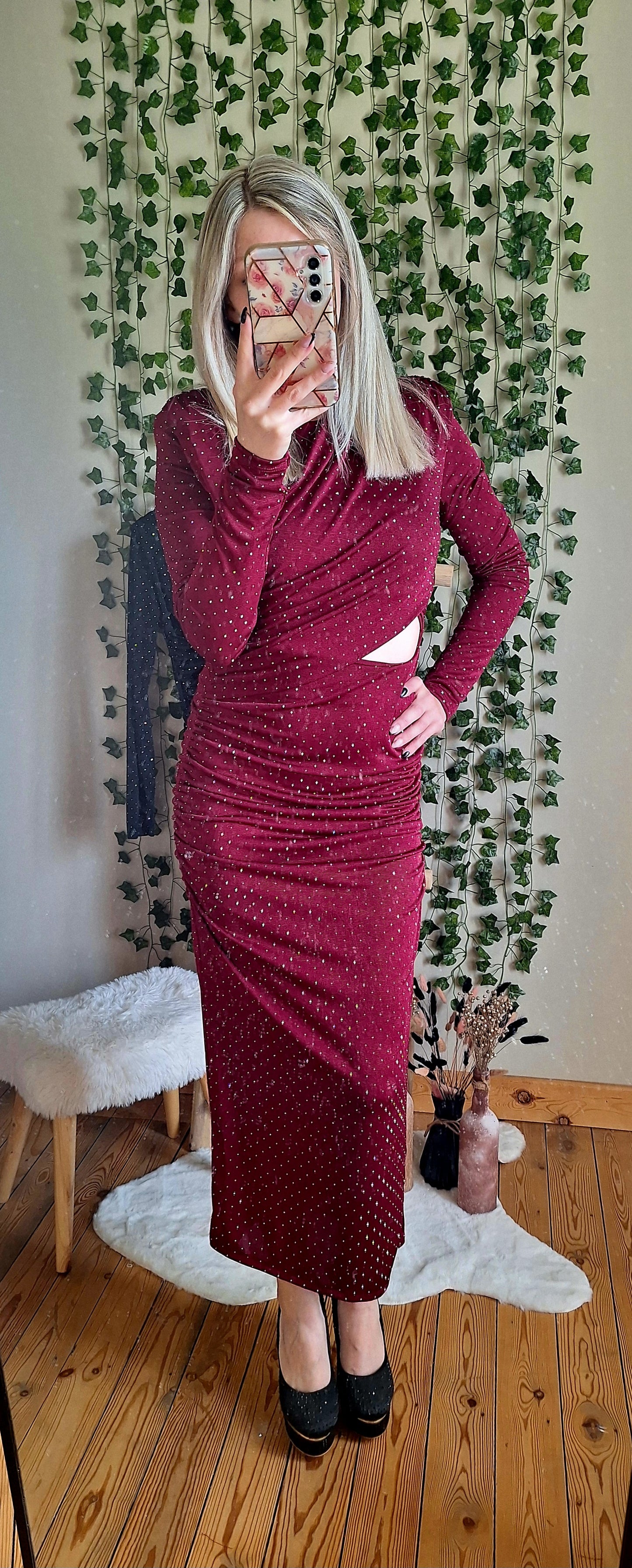 Allyson Dress | Burgundy