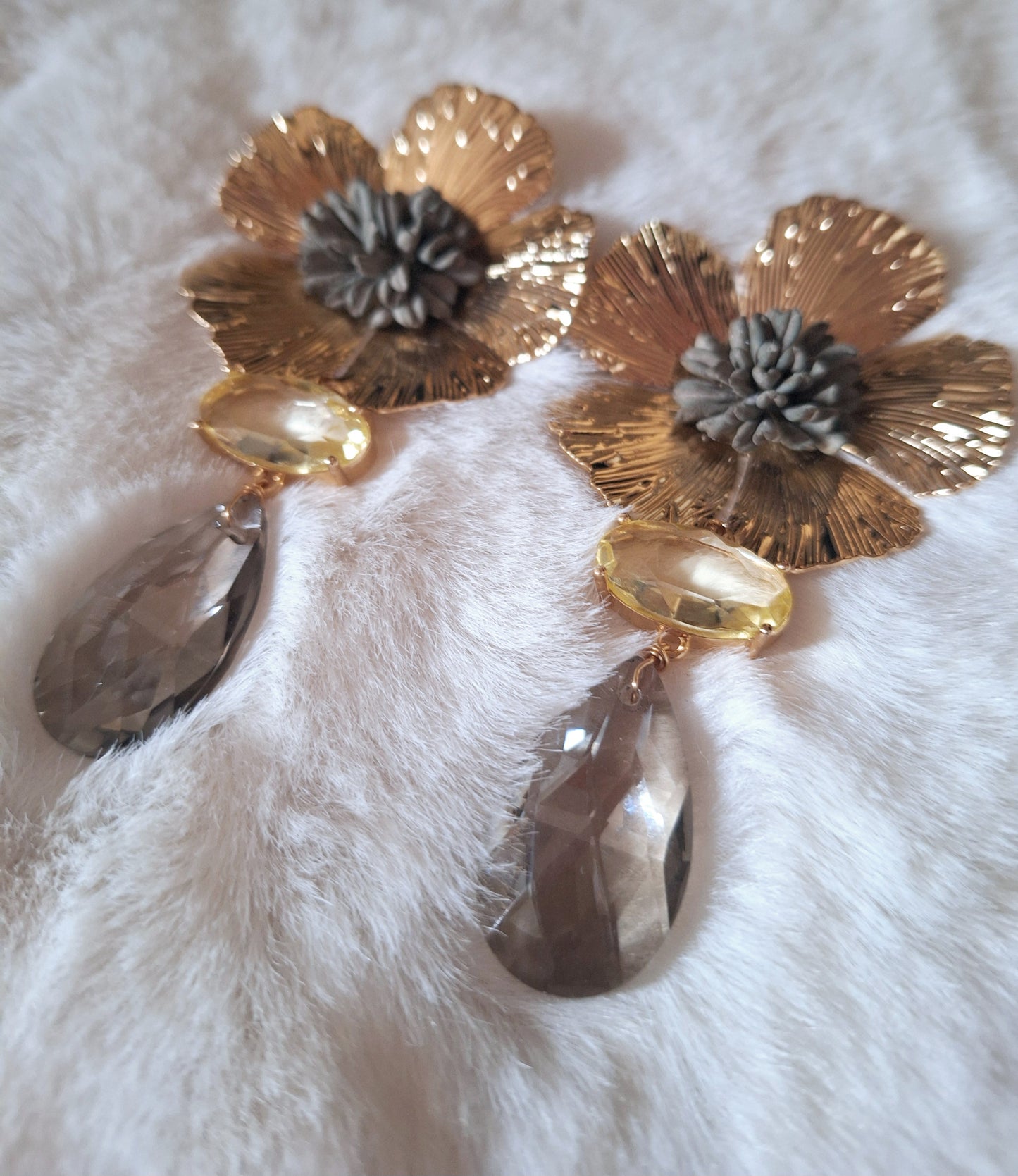 Blooming Oorbellen | Dark Green