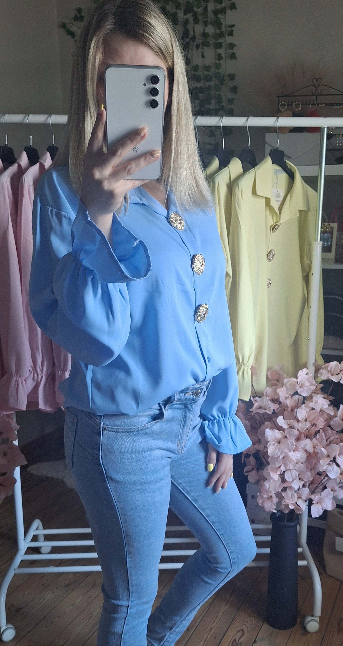 Pastel Blouse | Lichtblauw