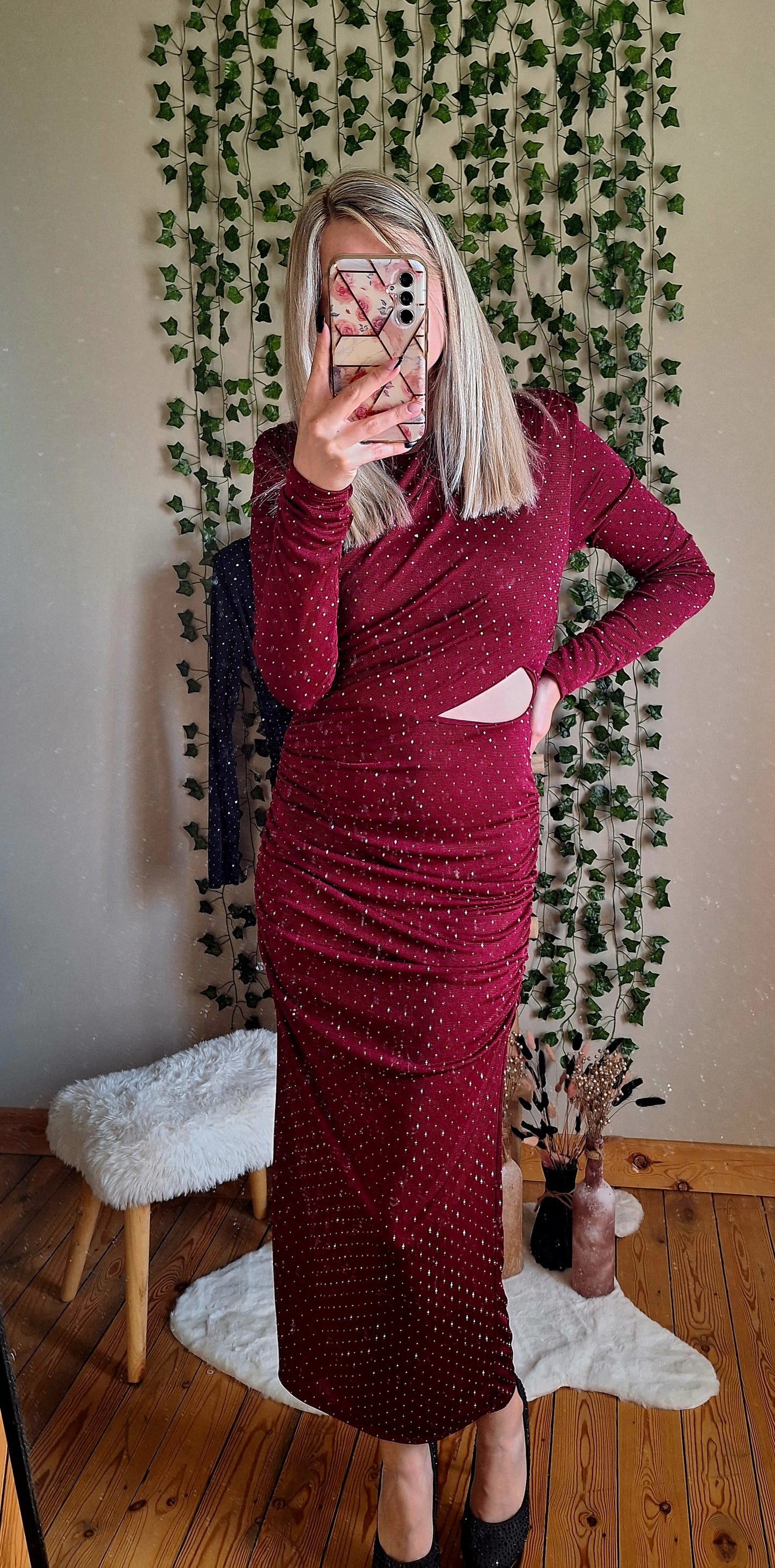 Allyson Dress | Burgundy