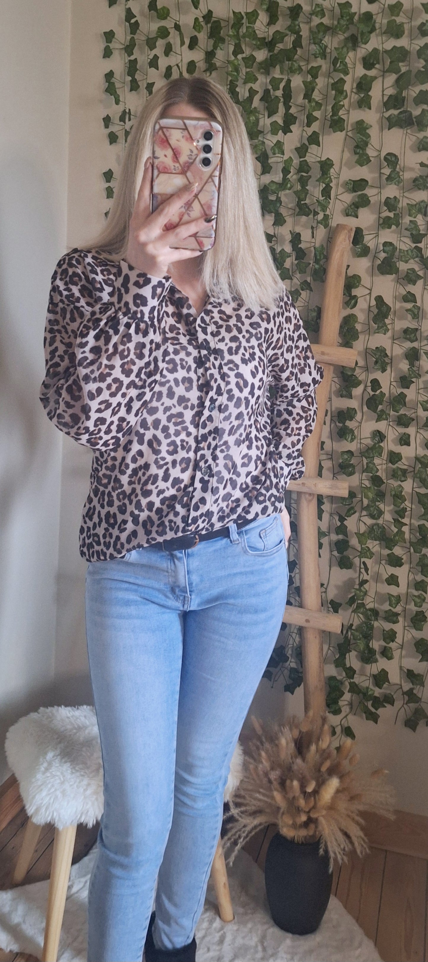 Leopard Blouse
