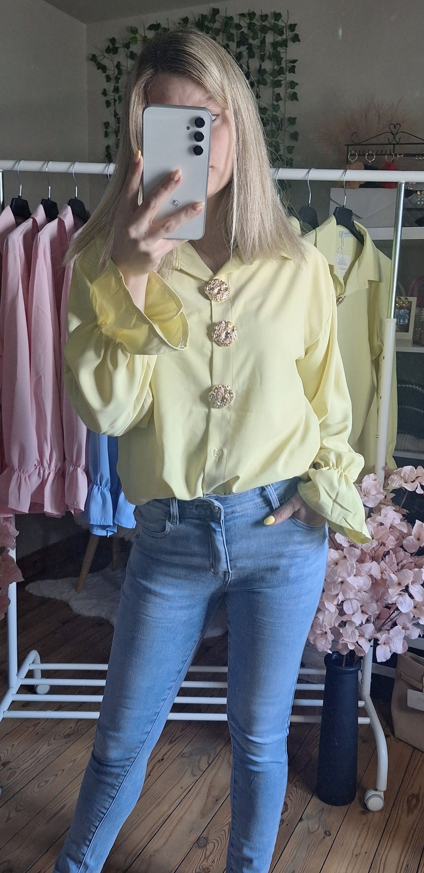 Pastel Blouse | Geel