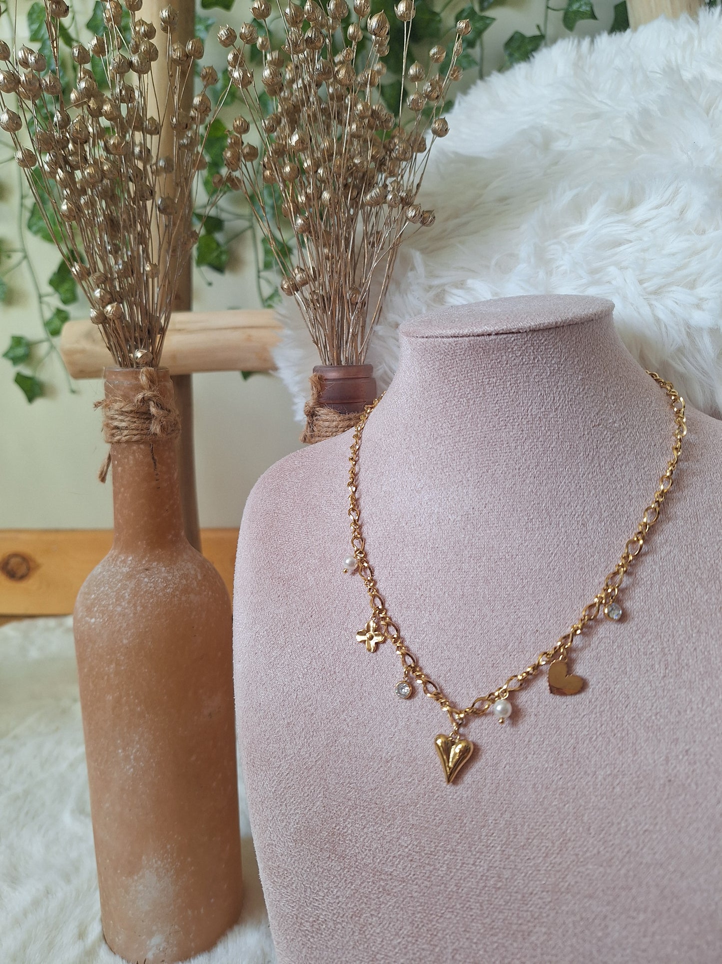 Heart Ketting | Goud