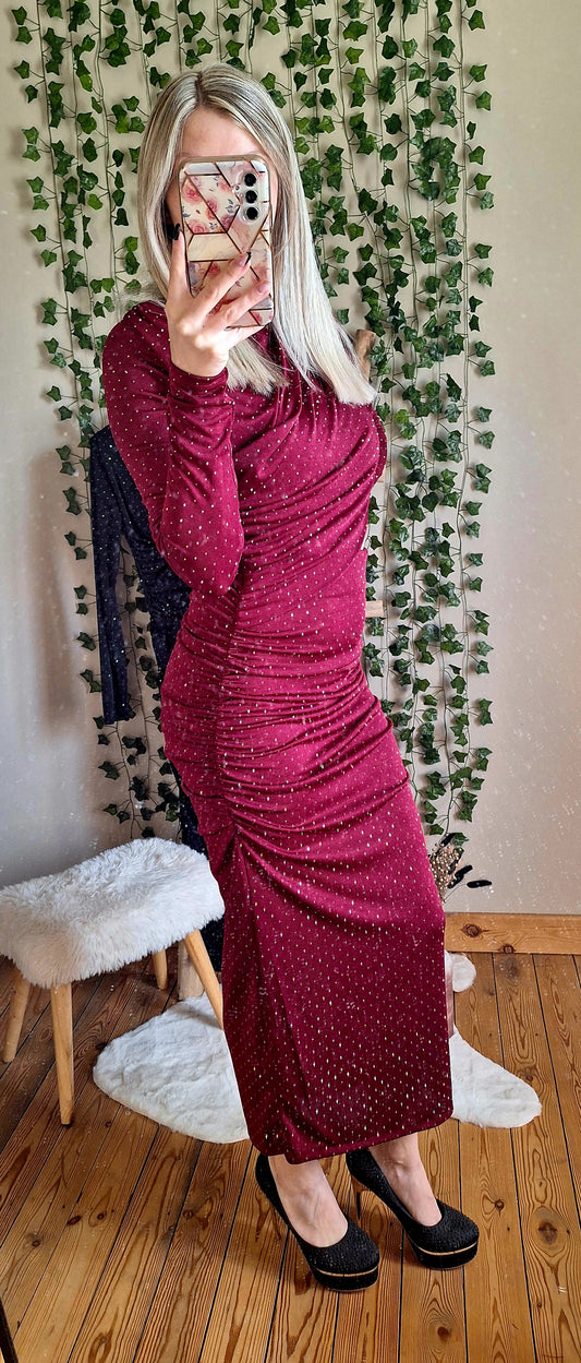 Allyson Dress | Burgundy