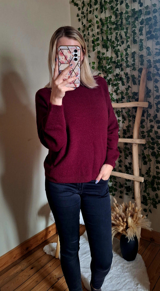 Billy Sweater | Bordeaux