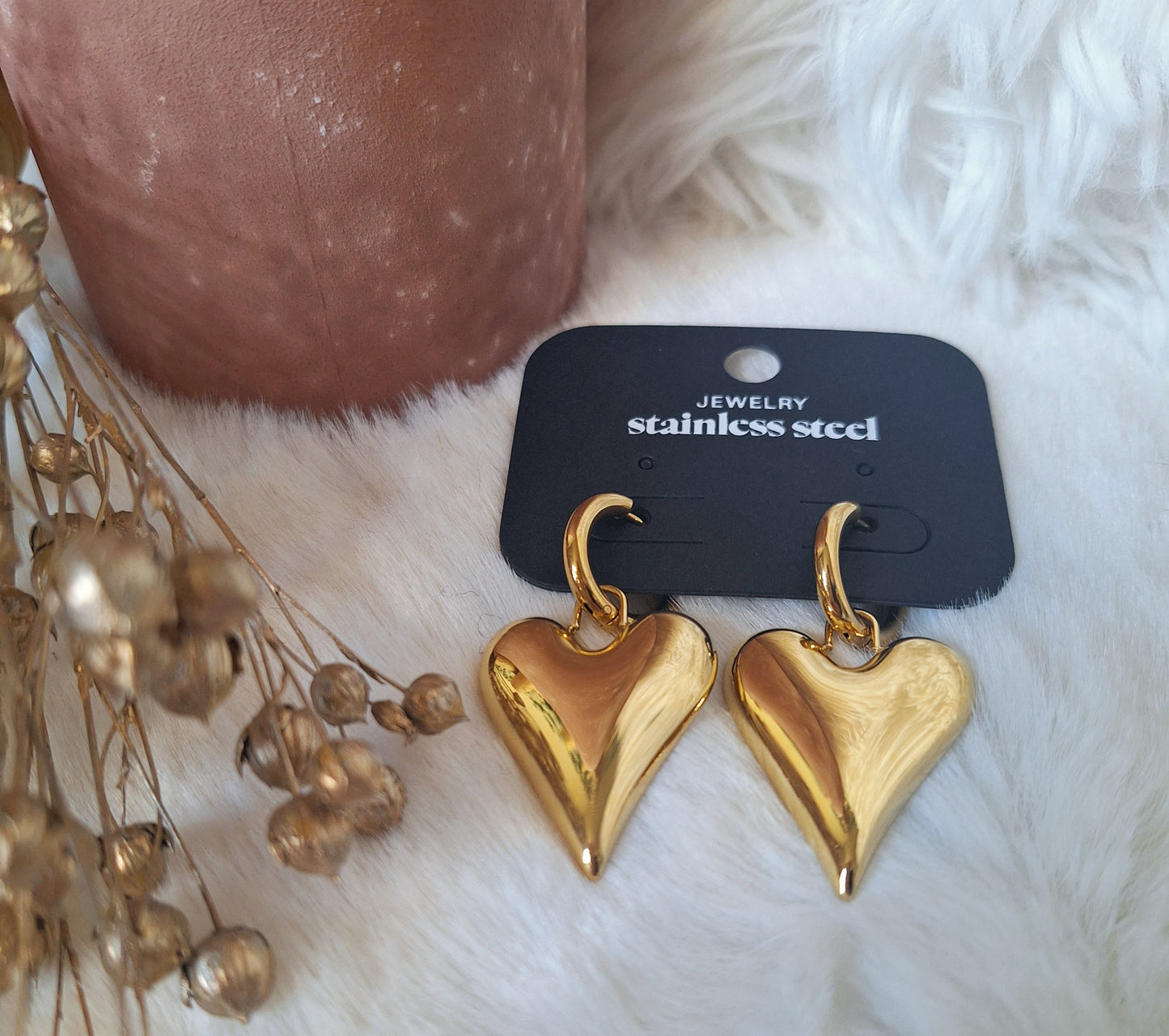 Heart Oorbellen | Goud